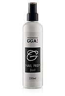 Nail Prep 3-in-1 (Антисептик,Обезжириватель, Cleanser)GGA 250мл