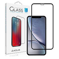 Защитное стекло ACCLAB Full Glue для Apple iPhone 11 / iPhone XR - Black