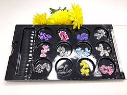 Об'ємний декор метелика,бантики