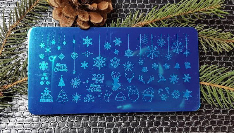 Пластина для стемпінгу Merry Christmas