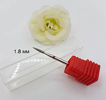 Алмазна фреза «Пламя» 1.8 мм із червоною насічкою