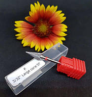 Твердосплавна конусоподібна фреза з червоною насічкою