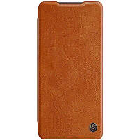 Чехол-книжка NILLKIN Qin Series для Samsung Galaxy S21 - Brown