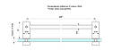 HDL-626 ДУШОВА РУЧКА З тримачем рушника м/о 275/475 мм (нержавіюча сталь), фото 2