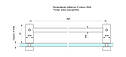 HDL-626 ДУШОВА РУЧКА З тримачем рушника м/о 275/475 мм (нержавіюча сталь), фото 2