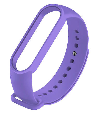 Ремінець NZY для Xiaomi Mi Band 5 Силікон Фіолетовий/ Violet (064309), фото 1