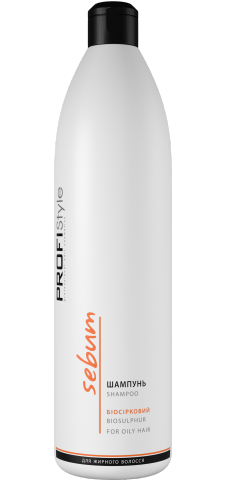 Шампунь біосірковий для жирного волосся SEBUM ProfiStyle 1000 мл / Профістайл