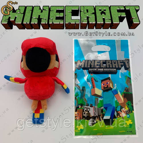 (без пакета) Іграшка Папуга з Minecraft — "Parrot" — 20 см