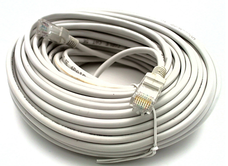 Інтернет мережевий LAN кабель патч-корд HX CAT 5E 10 метрів Сірий, фото 2