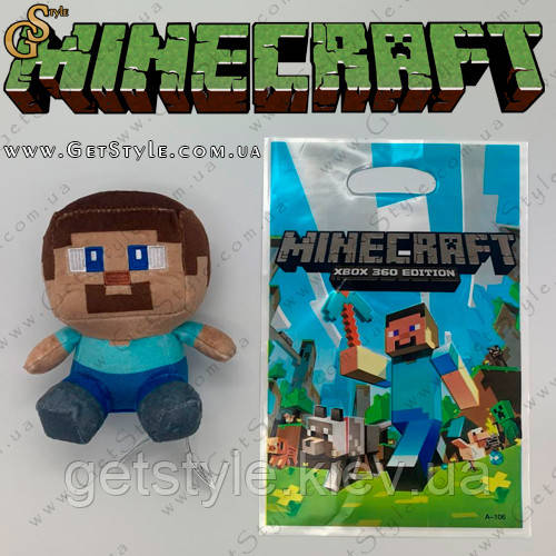 Іграшка Стів з Minecraft — "Steve" — 13 см, фото 1