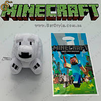 Игрушка Белый медведь из Minecraft Polar Bear 18 см