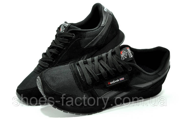 Reebok Classic Leather Black Кроссовки мужские черные (ID#1338713476 ...