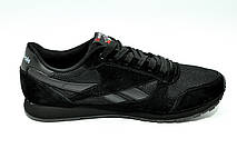Reebok Classic Leather Black Кросівки чоловічі чорні, фото 5