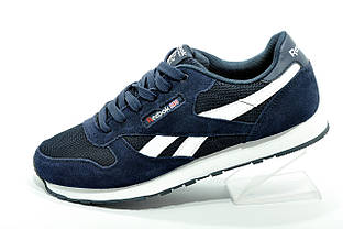 Кросівки Reebok Classic Leather чоловічий синій