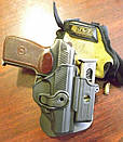 Тактична полімерна кобура для Макарова (Makarov) IMI-Z1320 Чорний, фото 5