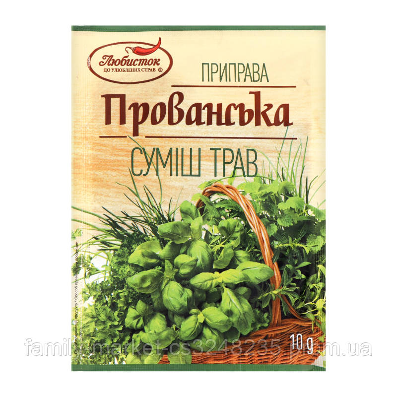 Приправа прованська суміш трав 10г Любисток