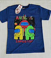 Стильна футболка для хлопчика Амонг Ас 7-8,8-9,11-12 років