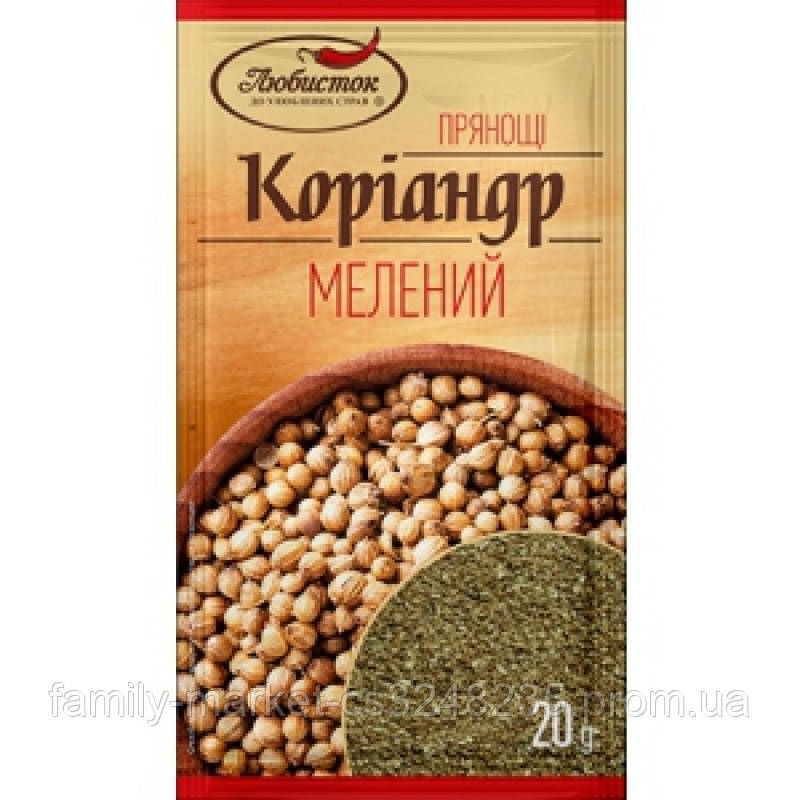 Коріандр мовляв. 20гр Любисток