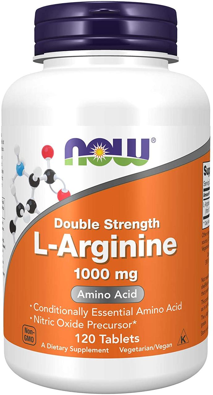 Now Foods L-Arginine 1000 mg 120 таблеток
