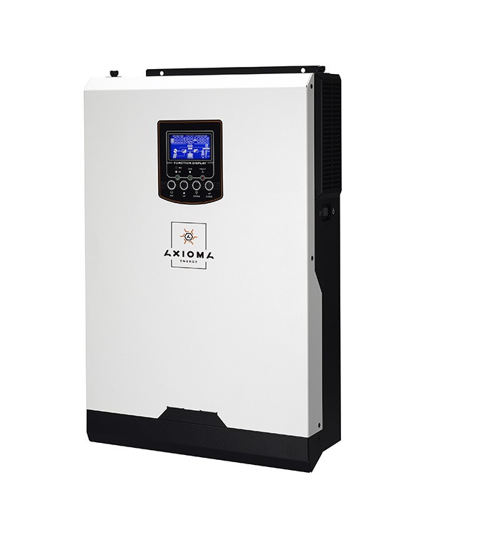 Гібридний ДБЖ AXIOMA energy ISPWM 3000 (3 кВт, 24VDC, ШІМ, PVmax 1.2кВт., Vmax 80VDC)