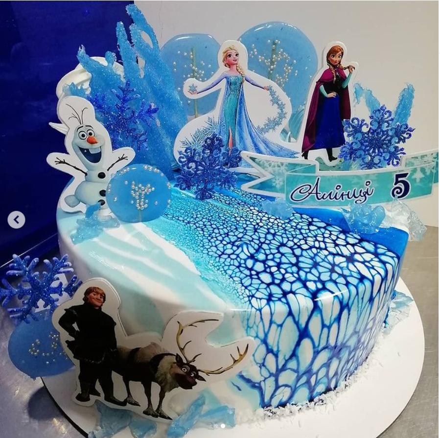 Топер Холодне серце Комплект Пластикових топерів Frozen Топері Кріжане серце Топер Ельза на торт