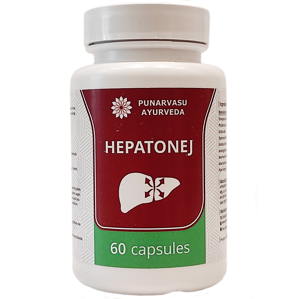 Гепатенедж (Hepatonej, Punarvasu) гепатопротектор, 60 капсул, фото 1
