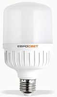 Лампа світлодіодна 50W E27 4200К 5000 Lm високопотужна промислова Євросвітла