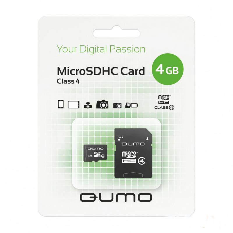 Карта пам'яті QUMO microSDHC 4 ГБ
