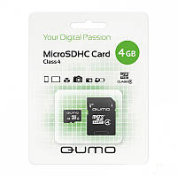 Карта памяти QUMO microSDHC 4 ГБ
