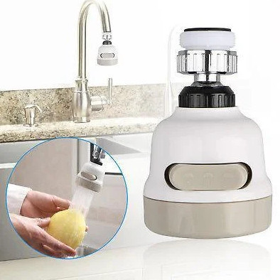 Економітель води Water Saver NEW 360 градусів, насадка на кран (аератор), водозберігаючими насадка, фото 1