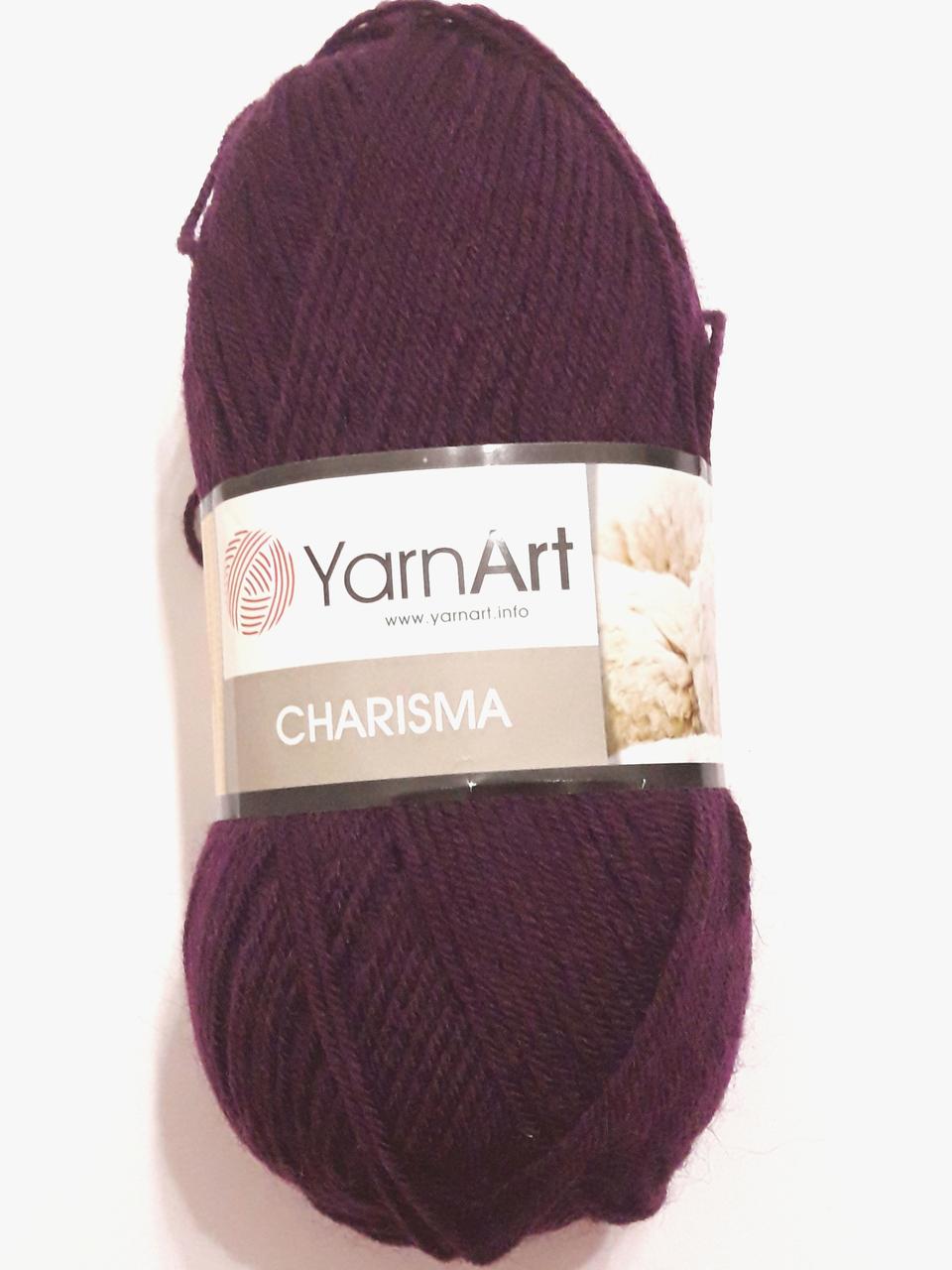 Пряжа для в'язання 80% вовна 20 % акрил Харизма ( Charisma) YarnArt 100 гр., 200 м, червоний156