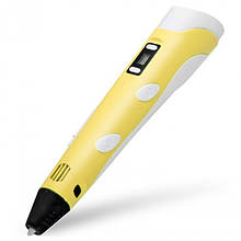 3Д ручка дитяча 3D Ручка PEN-2 з LCD-дисплеєм + Пластик! Крута ручка для малювання!