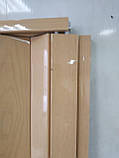 Ширмочка міжкімнатні гармошка №3 Дуб світлий 820х2030х0,6 мм двері розсувні пластикова глуха, фото 2
