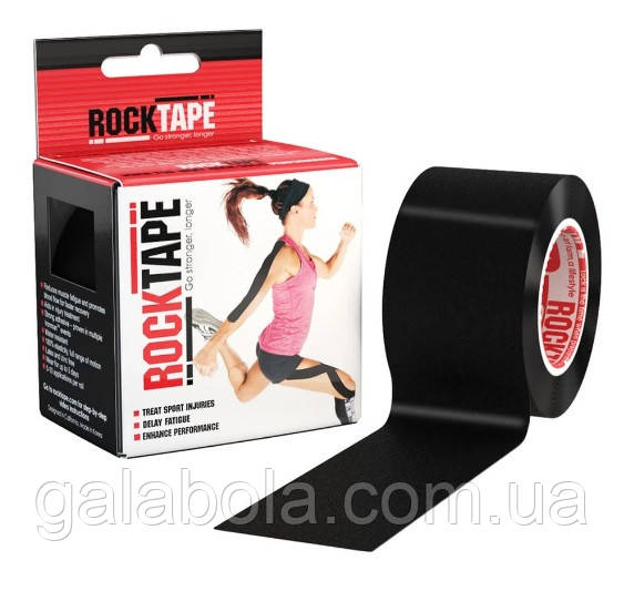 Кинезио тейп RockTape Classic (CША) Черный, фото 1