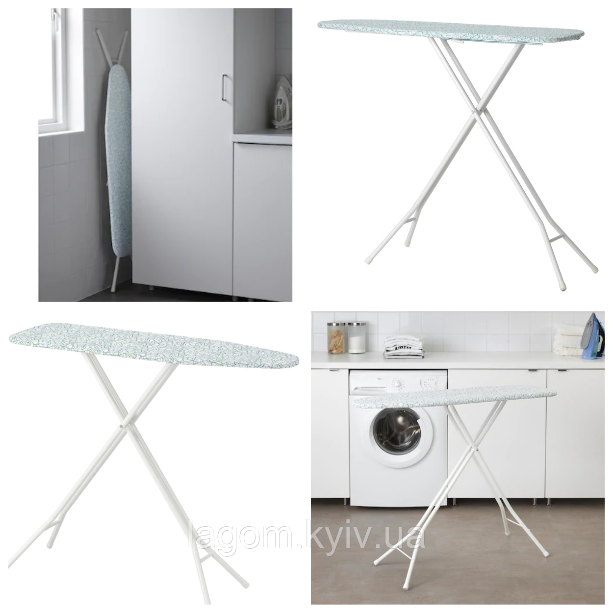 Прасувальна дошка IKEA RUTER 108x33 см підлозі металева біла гладилка ІКЕА РУТЕР