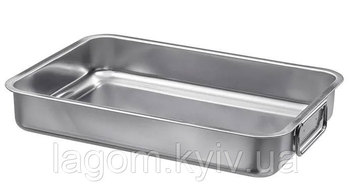Форма для запекания из нержавеющей стали прямоугольная IKEA КОНЦІС ИКЕА 34x24 см