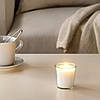 Ароматична свічка в склянці біла декоративна IKEA SMÅTREVLIG 7 см х 20 годин горіння ІКЕА СМОТРЕВЛІГ, фото 2