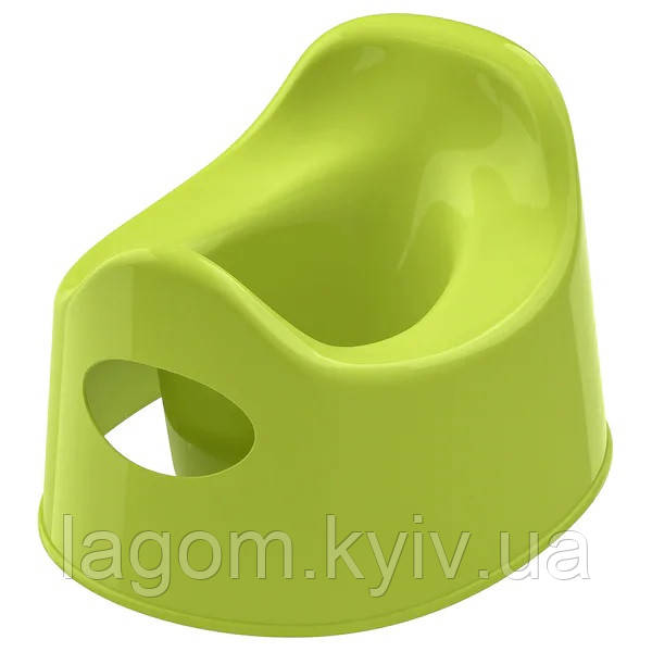 Горшок детский IKEA LILLA пластиковый зелёный туалет ИКЕА ЛІЛЛА 301.931.63