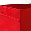 Коробка для зберігання речей IKEA DRÖNA 33x38x33 см ящик органайзер червоний ІКЕА ДРЕНА, фото 2
