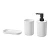 Набір аксесуарів для ванної кімнати пластикових білих IKEA STORAVAN СТОРАВАН ІКЕА, фото 2