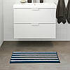 Килимок для ванної кімнати 50x80 см IKEA TOFTBO смугастий різнобарвний ІКЕА ТОФТБО, фото 3