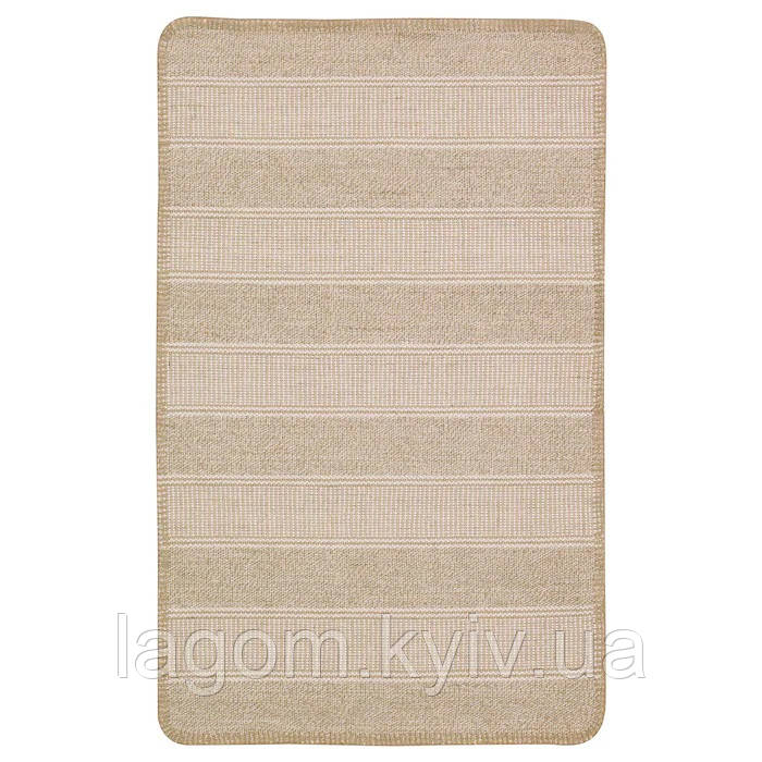 Килимок для кімнати бежевий, плоске плетіння, невибілений 50x80 см IKEA KLEJS КЛЕЙС ІКЕА