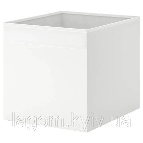 Коробка для зберігання речей IKEA DRÖNA 33x38x33 см ящик органайзер білий ІКЕА ДРЕНА