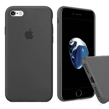 Чохол Silicone Full Cover для iPhone 6 / iPhone 6s Dark Grey