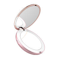 УМБ повербанк Line ART MIRROR, 4000 мА/ч, зеркало с подсветкой УМБ Line Art Mirror 4000 mAh Pink (4004M-12)