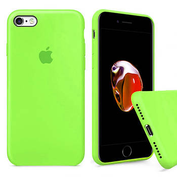 Чохол Silicone Full Cover для iPhone 6 / iPhone 6s Shiny Green