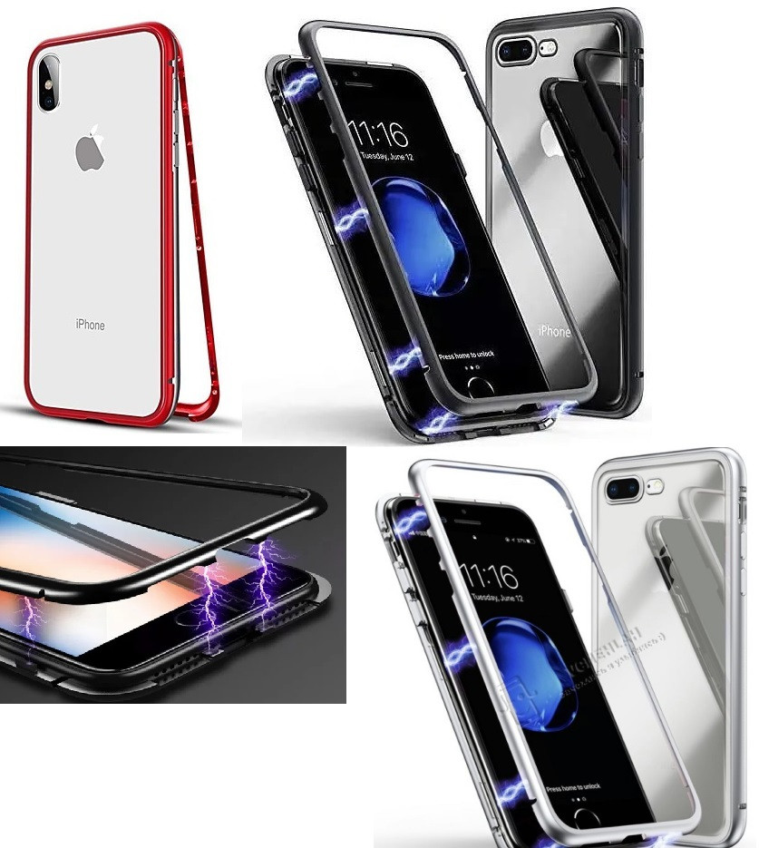 Apple iPhone X/XS Чохол-накладка Magnet Case Black