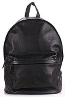 Рюкзак кожаный POOLPARTY backpack-leather-black черный