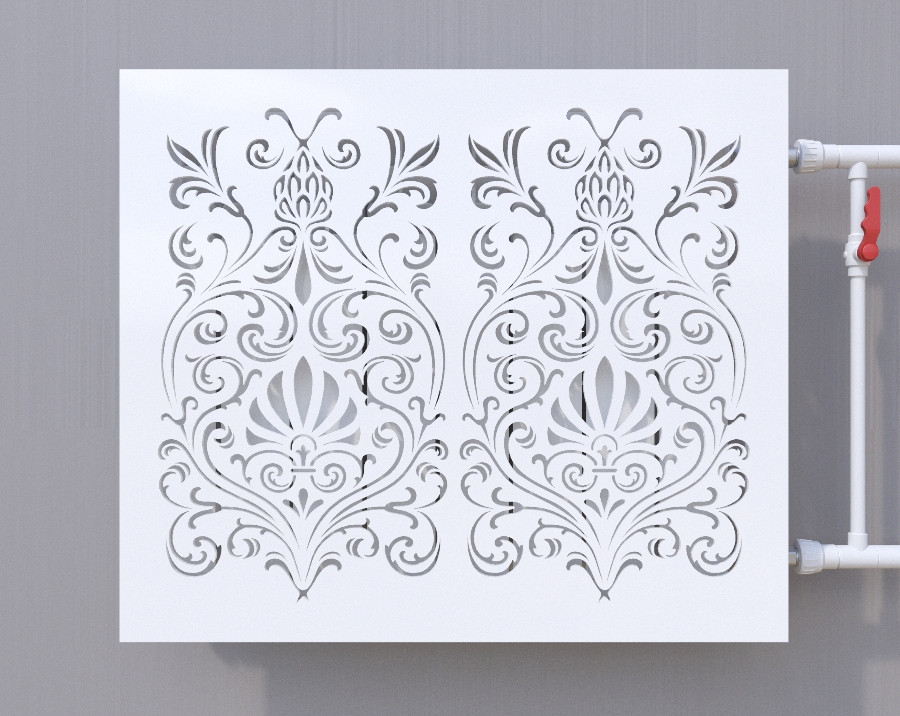 Декоративна решітка на батарею SMARTWOOD | Екран для радіатора | Накладка на батарею СВІЙ РОЗМІР, 300