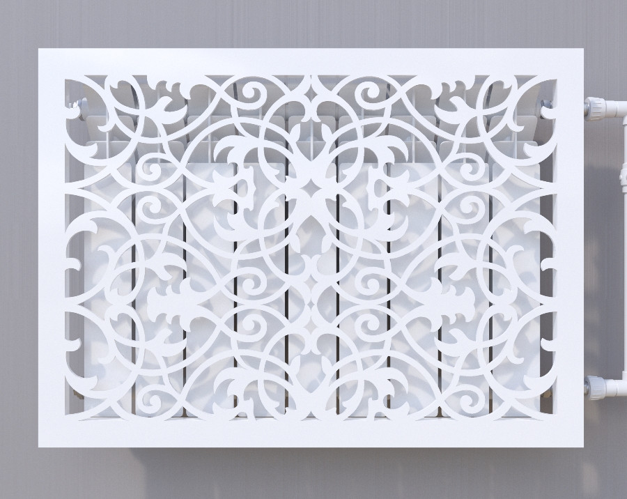 Декоративна решітка на батарею SMARTWOOD | Екран для радіатора | Накладка на батарею 600*900, 900